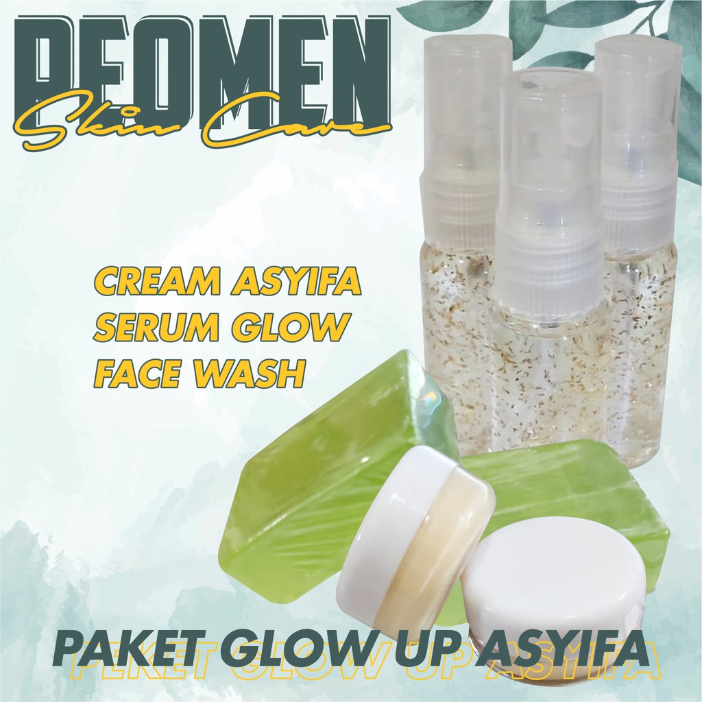 ORIGINAL ASYIFA SKIN CARE PAKET GLOW UP CREAM +  SERUM + SABUN