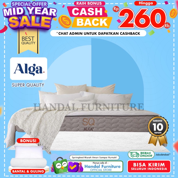 Alga Hanya Kasur Spring Bed Super Quality 120 x 200