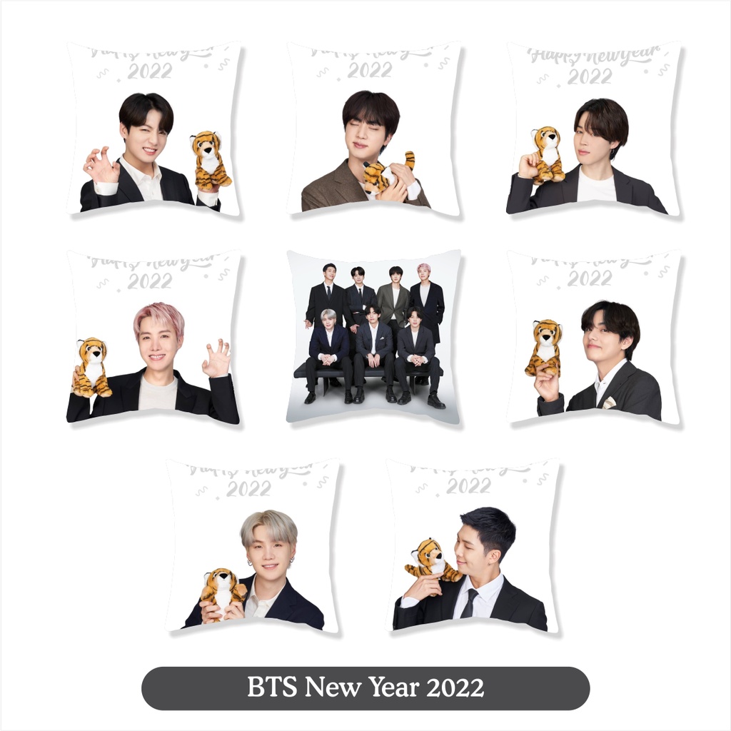 BANTAL  BTS UK 30 X 30 CM bantal KPOP termurah plus isi