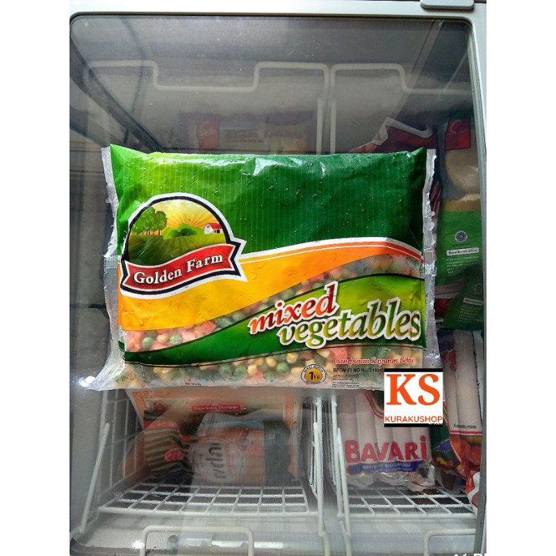 

GOLDEN FARM MIXED VEGETABLES 1KG / CAMPURAN SAYURAN BEKU