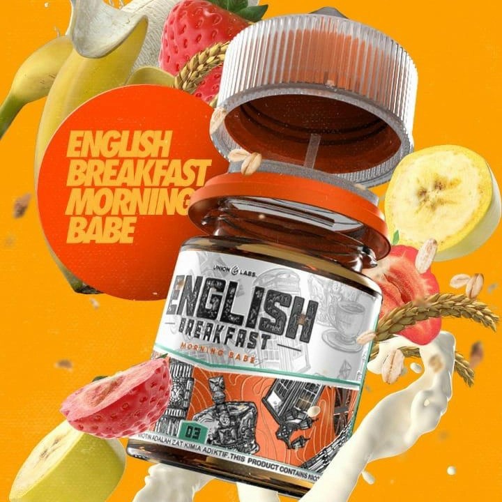 Liquid English Breakfast V3 Morning Babe 60ML 3&amp;7MG by Union Labs Berpita Cukai