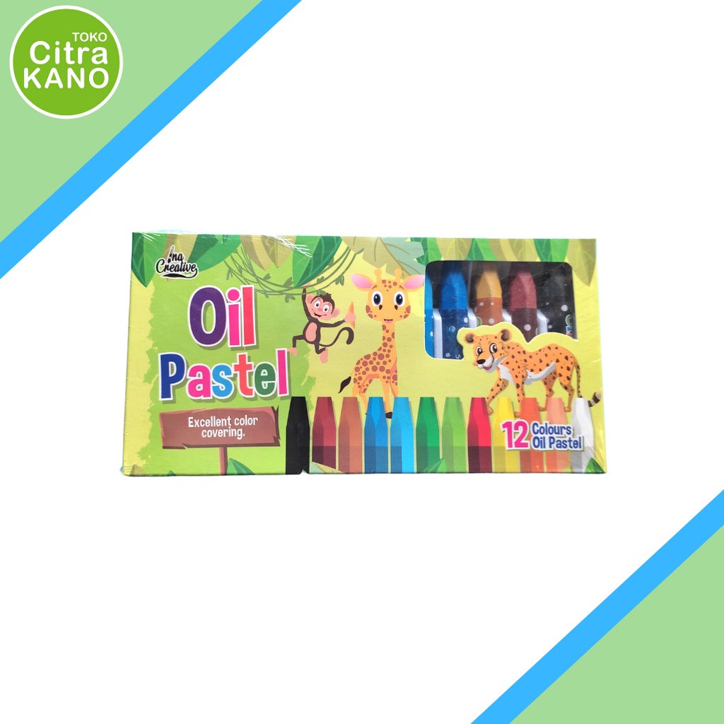 

INA CREATIVE OIL PASTEL | CRAYON 12 WRN