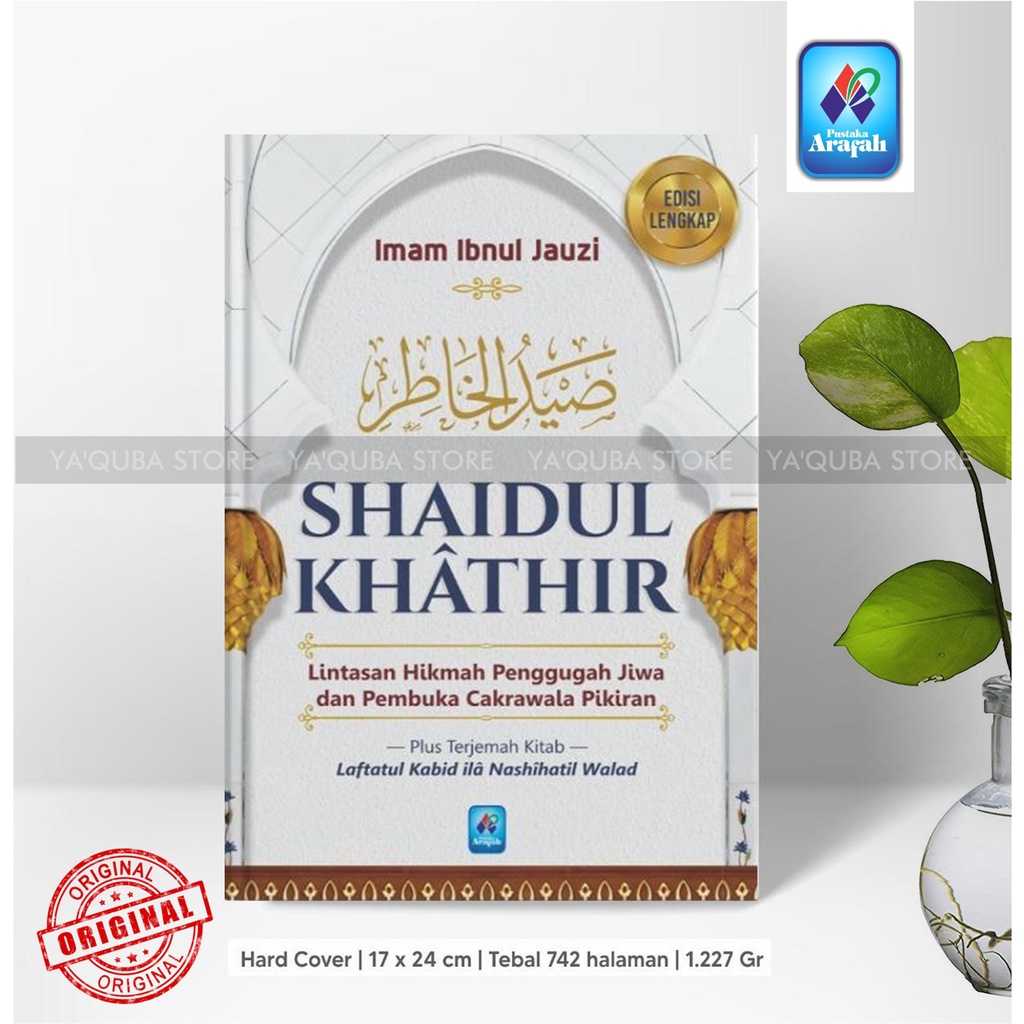 [ ARAFAH ] BUKU TERJEMAHAN SHAIDUL KHATIR IBNUL JAUZI