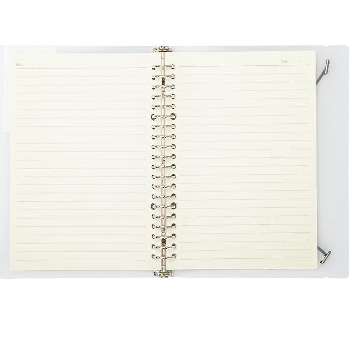 

Baru NCAJK Deli Loose-Leaf Buku Notebook spiral A5 60 lembar HA560 W52 Model Baru