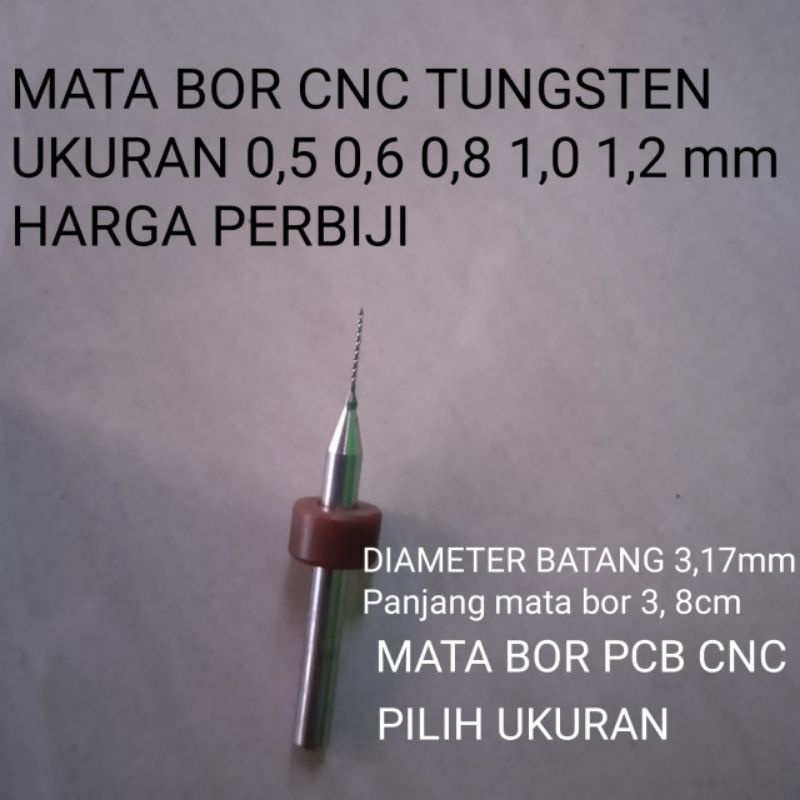 MATA BOR PCB CNC 0,5 0,6 0,8 1 1,2 mm 0.5mm 0.6mm 0.8mm 1mm 1.2mm 0,5mm 0,6mm 0,8mm 1mm 1,2mm TUNGSEN TUNGSTEN