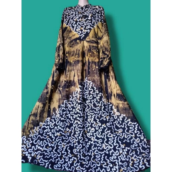 gamis rayon batik jumbo
