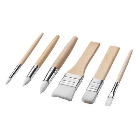 

Ikmala 6Pcs Kuas Lukis Cat Air Untuk Anak Water Color Painting Brush