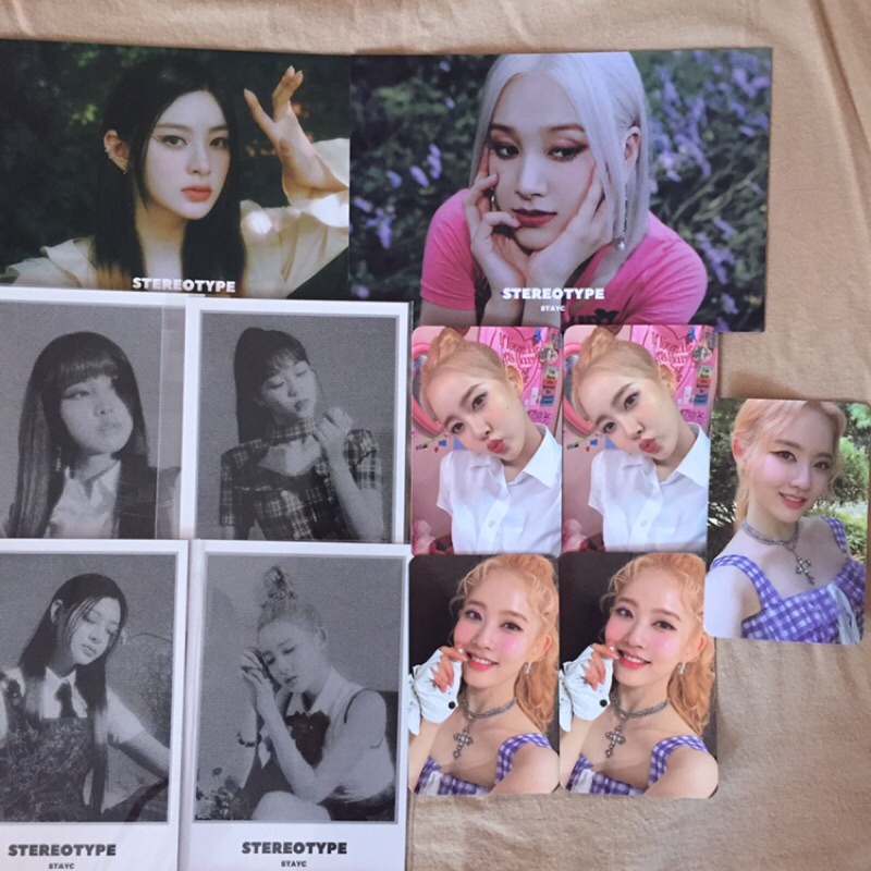stayc stereotype album pc sieun photocard sieun stayc j seeun yoon sumin