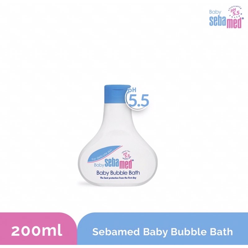 Sebamed baby bubble bath 200 ml ( sabun mandi bayi menjaga kulit bayi tetap halus )