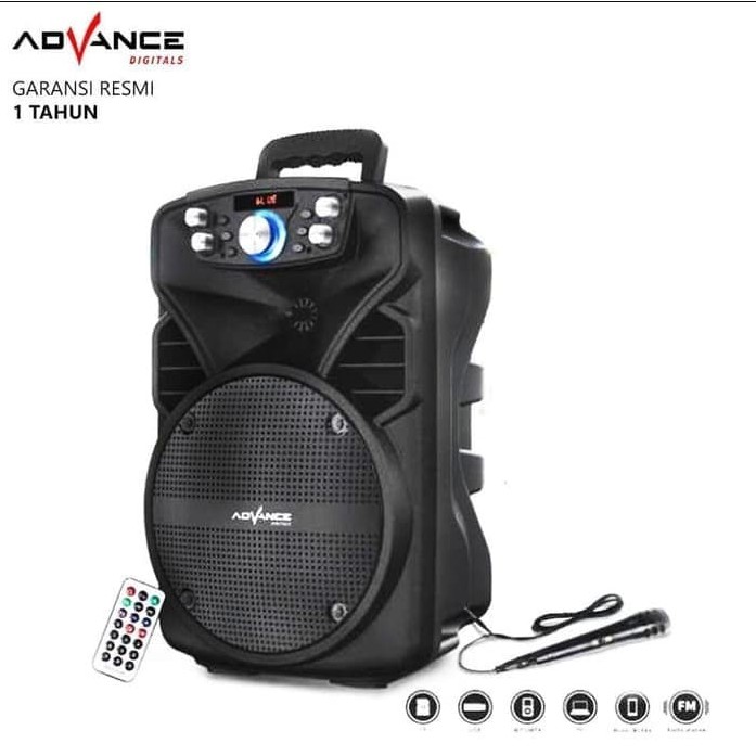 Speaker Bluetooth Advance H801n Speaker Portable with Mic