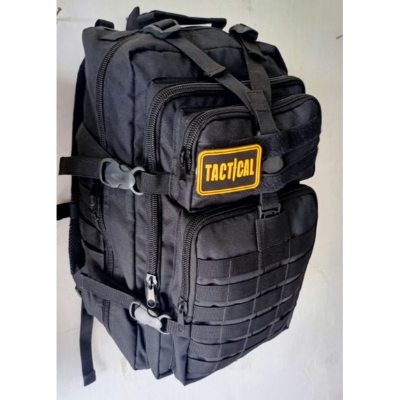 RANSEL ARMY SEMI MILITER 50L free 1 logo random