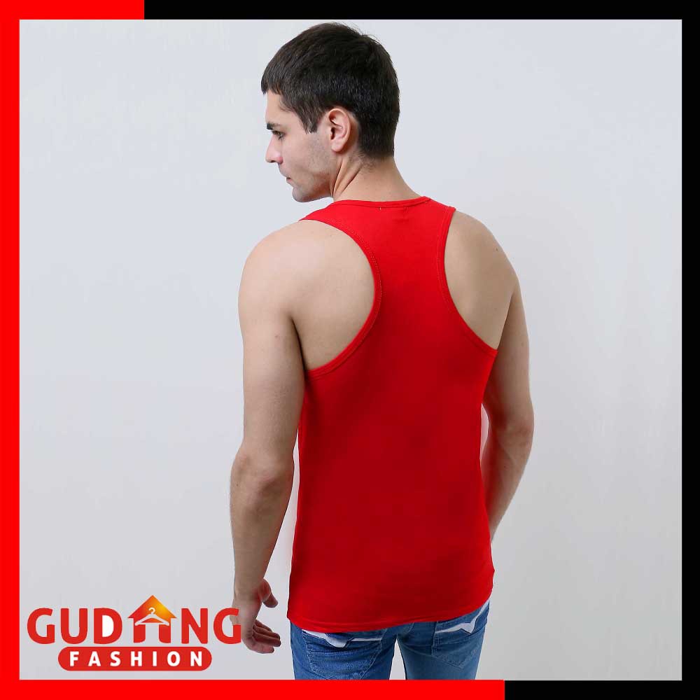 Singlet Pria Fitness Gym Polos Stretch - SGL 15