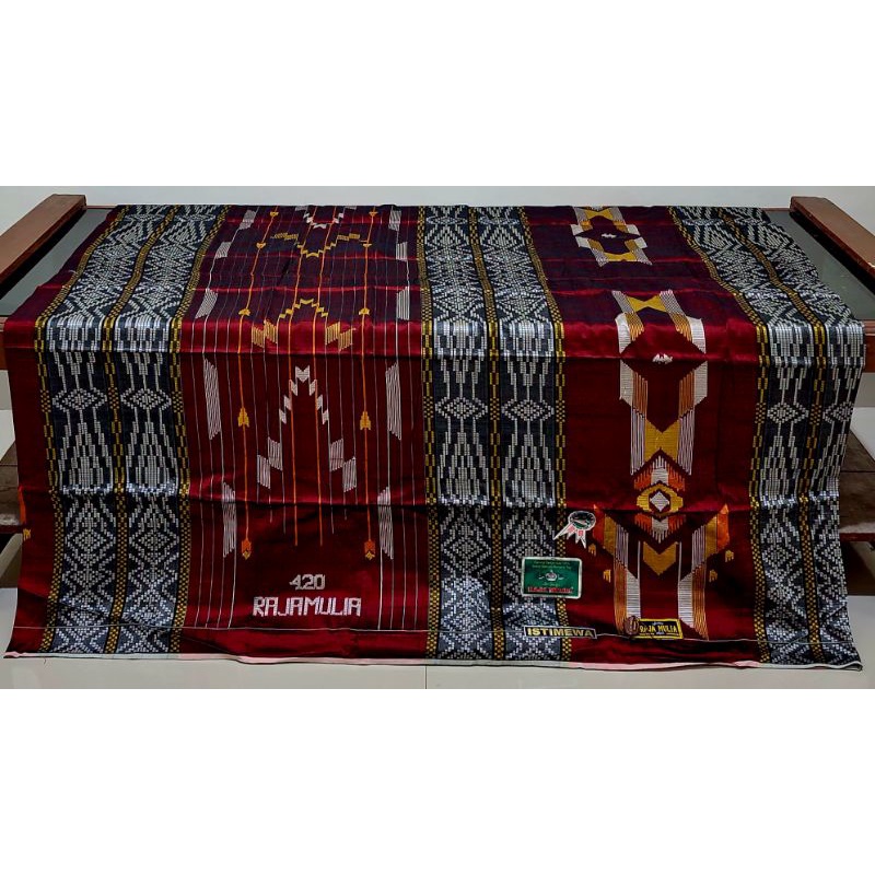 Sarung tenun sutra RAJA MULIA 420 EXCLUSIVE skelas tamer kamer bhs sge sgt lamiri lamiya hidayat
