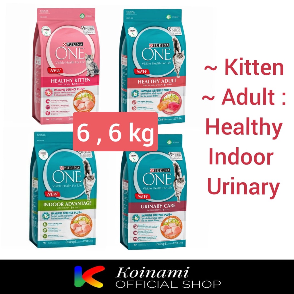 Purina One 6.6 Kg / Makanan Kucing / Kitten / Adult