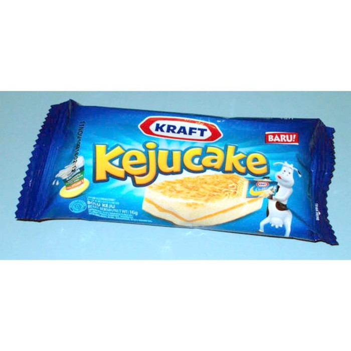 

DEB Keju CAKE Kraft - Bolu Lembut Keju Kraft - 1 boks isi 12 bolu keju