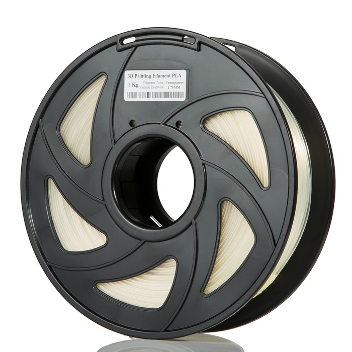 PLA Filamen 3D Printer 1.75mm 1Kg Roll Filament Kualitas Bagus TRANSPARAN