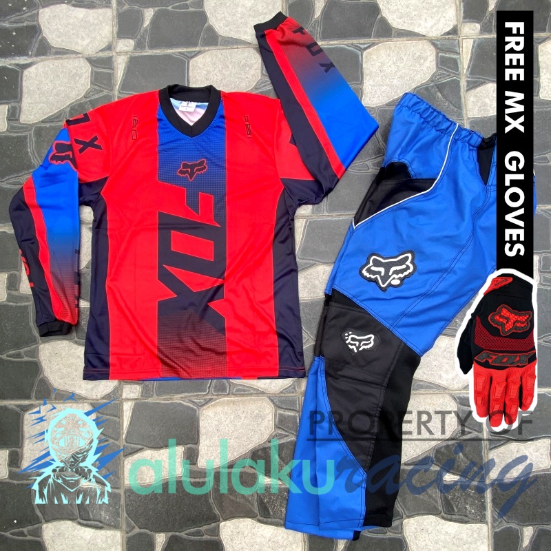 Jersey &amp; Celana MX Trail Motocross - Paket Bundling FOCT0507-F43