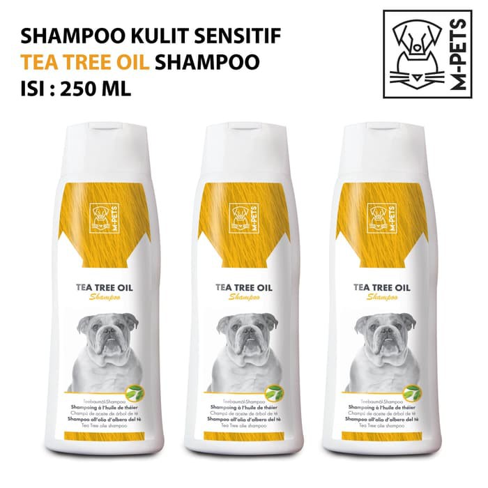 Om278 Mpets Tea Tree Oil Dog Shampoo 250 Ml Shampo Anjing Kulit Shopee Indonesia