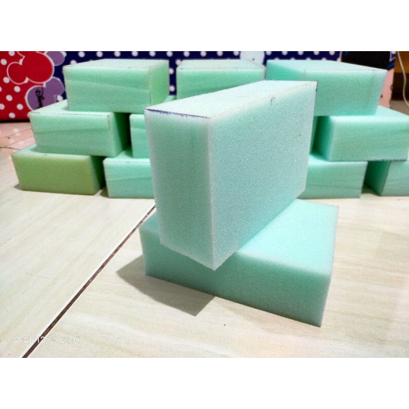 spon BUSA CUCI MOBIL MOTOR AKUARIUM PIRING SPONGE 10 CM FOAM WASH TEBAL 5cm spons JUMBO