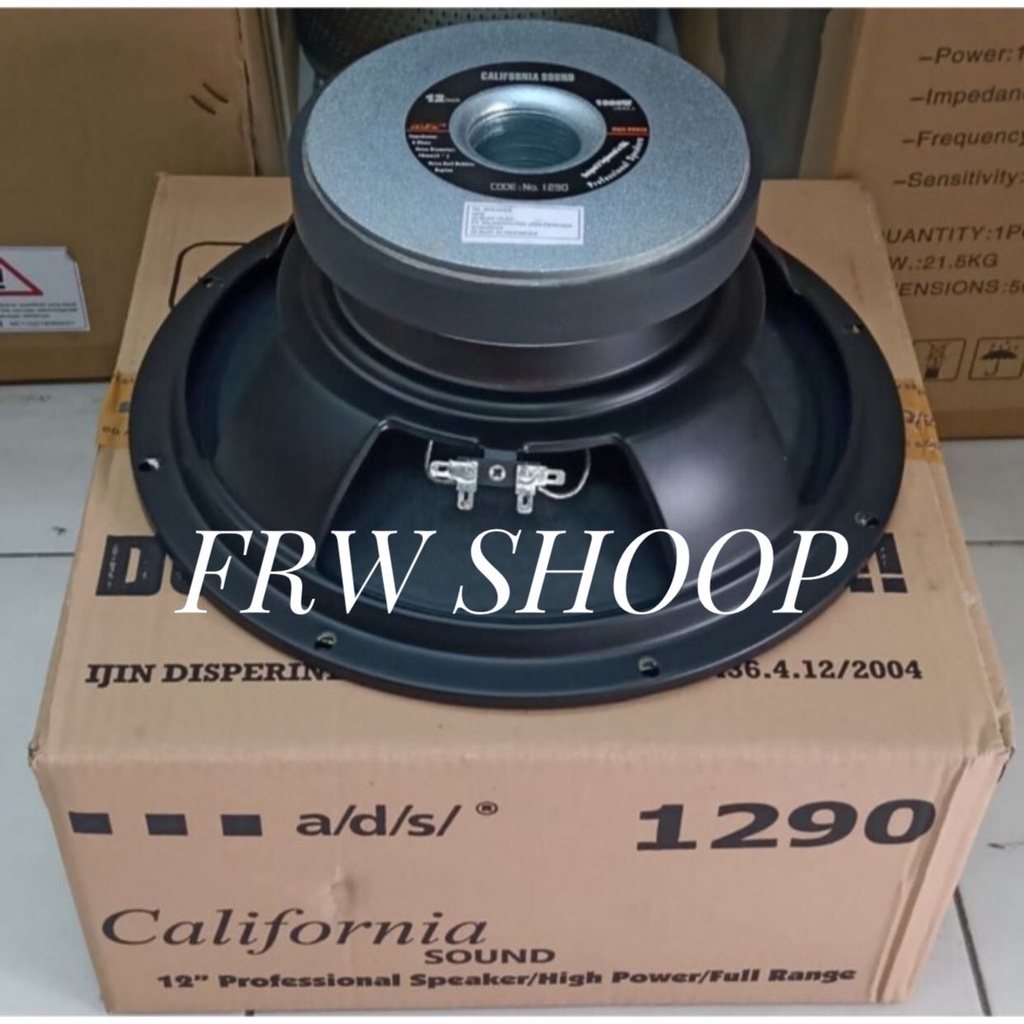 Jual SPEAKER ADS FULL RANGE 12 INCH 600 WATT 1290 / ADS 1290 Shopee