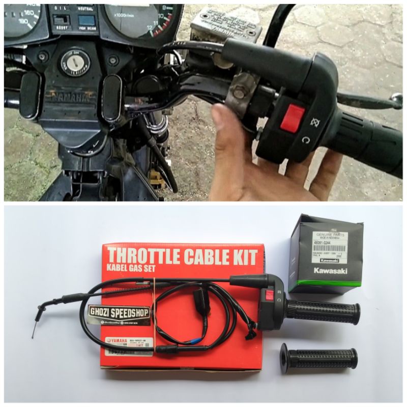 GAS SPONTAN NINJA ORIGINAL CABANG RX KING,HOLDER KANAN NINJA