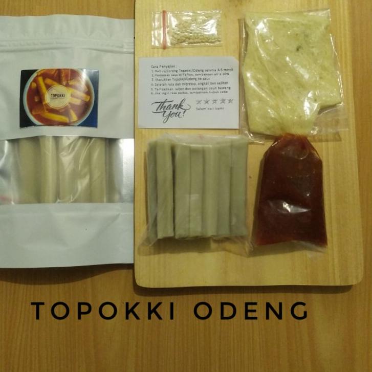 「SUPER Sale」 PAKET topokki Odeng / KOREAN FOOD INSTAN HALAL