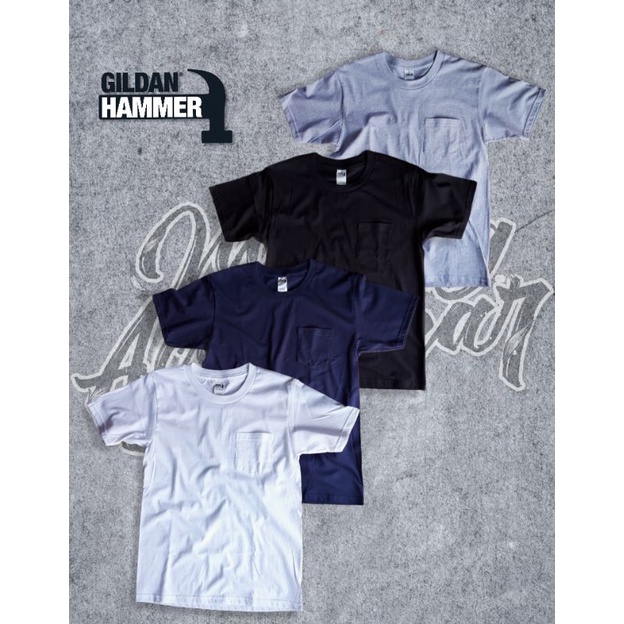 Tshirt Pocket Tee Gildan Hammer HA30
