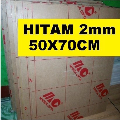 

Acrylic / acrilic / akrilik Hitam glossy tebal 2mm ukuran 50x70cm