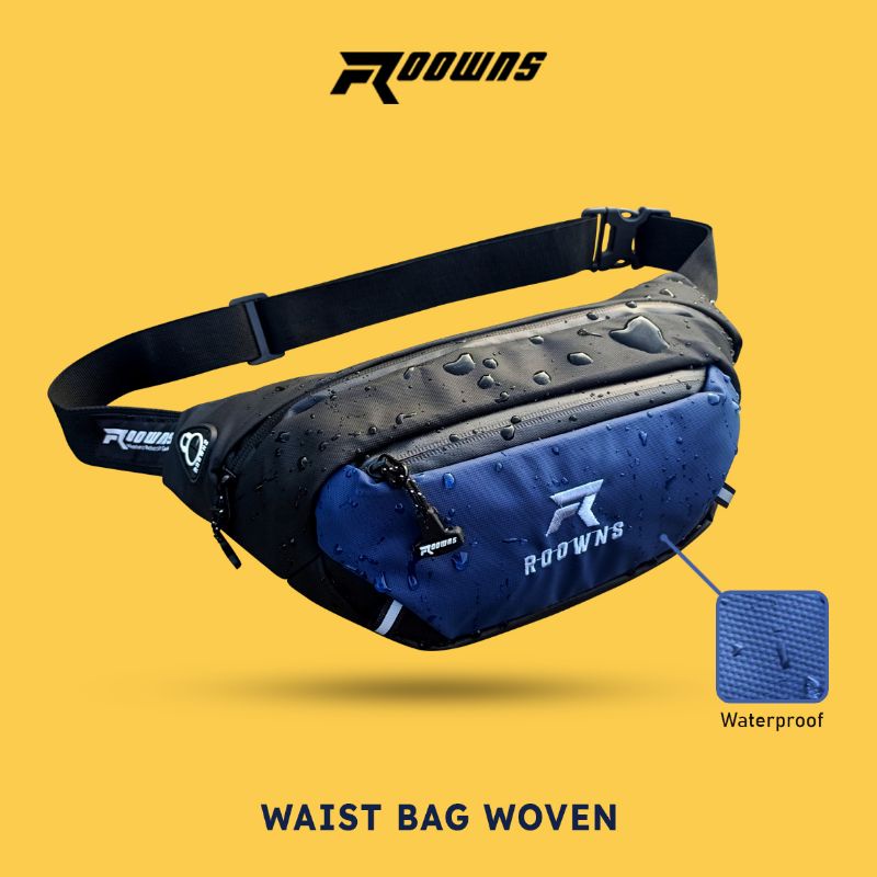 Tas Selempang Pria Anti Air Wistbag Waterproof Roowns Original Woven