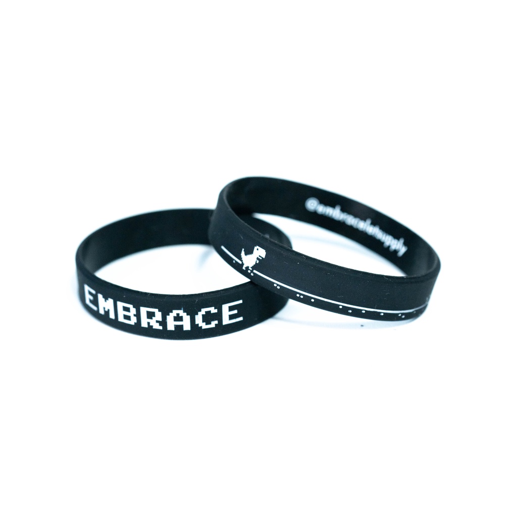 Embracelet - OFFLINE Wristband | Black | Gelang silicone premium