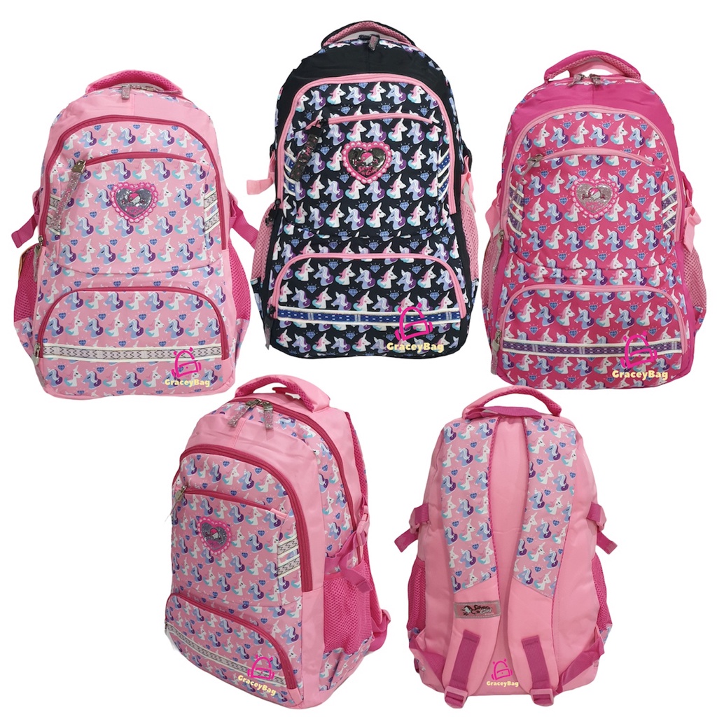 GB-78720S Tas Ransel Anak Perempuan / Remaja Silvergirl