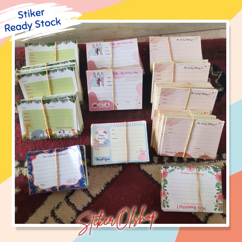 

Stiker Ready Stok Siap kirim 125 pcs 1 set MURAH