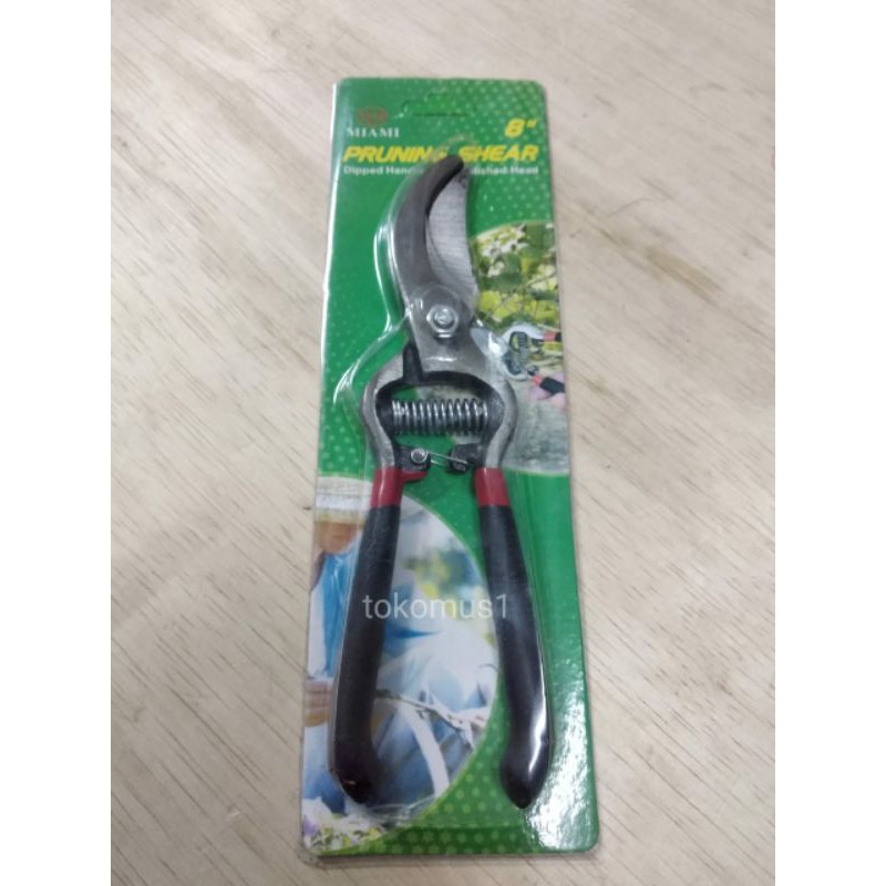 GUNTING DAHAN-RANTING TANAMAN 8&quot;/ALAT POTONG PEMOTONG DAHAN BUNGA-PRUNING SHEARS