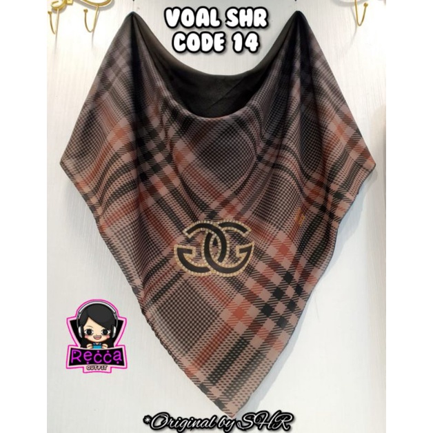 NEW TERBARU MOTIF CANTIK HIJAB ORI SHR VOAL CANTIK Jilbab SHR segiempat ori VOAL SHR soft HIJAB BY S