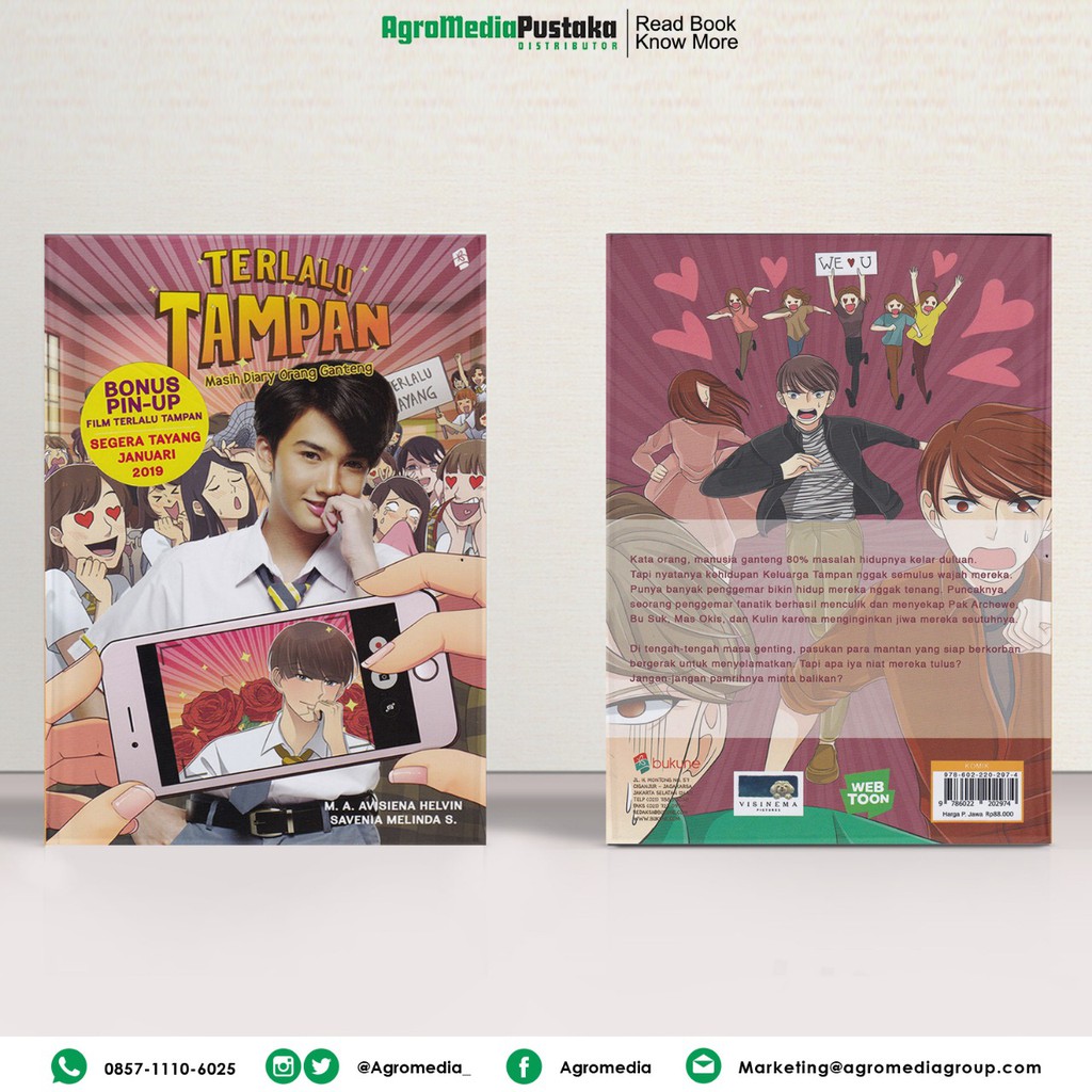 Komik: Terlalu Tampan: Masih Diary Orang Ganteng by M. A. Avisiena Helvin &amp; Savenia Melinda S.