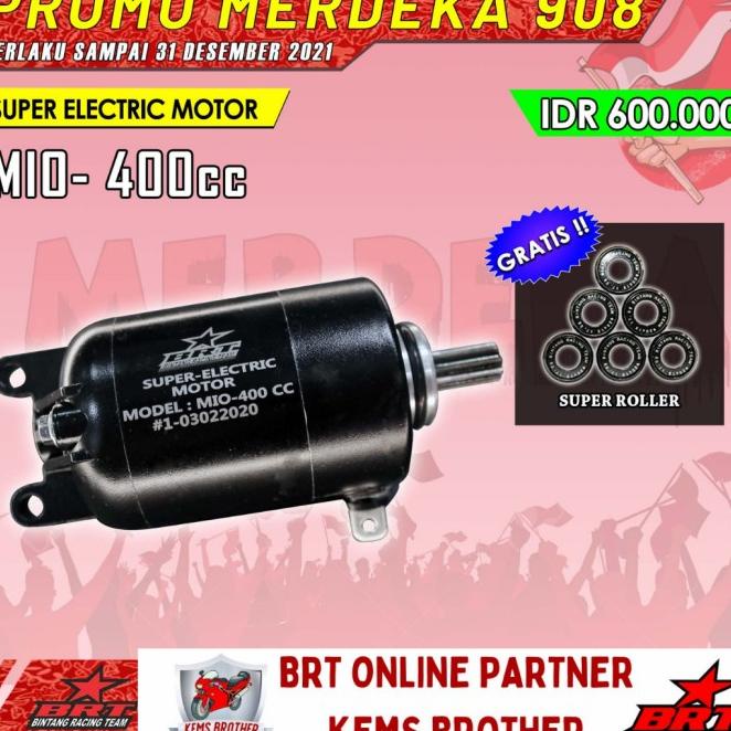 Dinamo Starter Brt Yamaha Mio Sporty Smile Nuvo Boreup 200Cc-400Cc