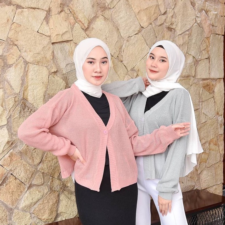 Nara Grosir - Luna Knitted Cardy | Cardigan Wanita