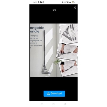 Sapu Karet Magic Rubber Broom Floor Sweeper I sapu lantai