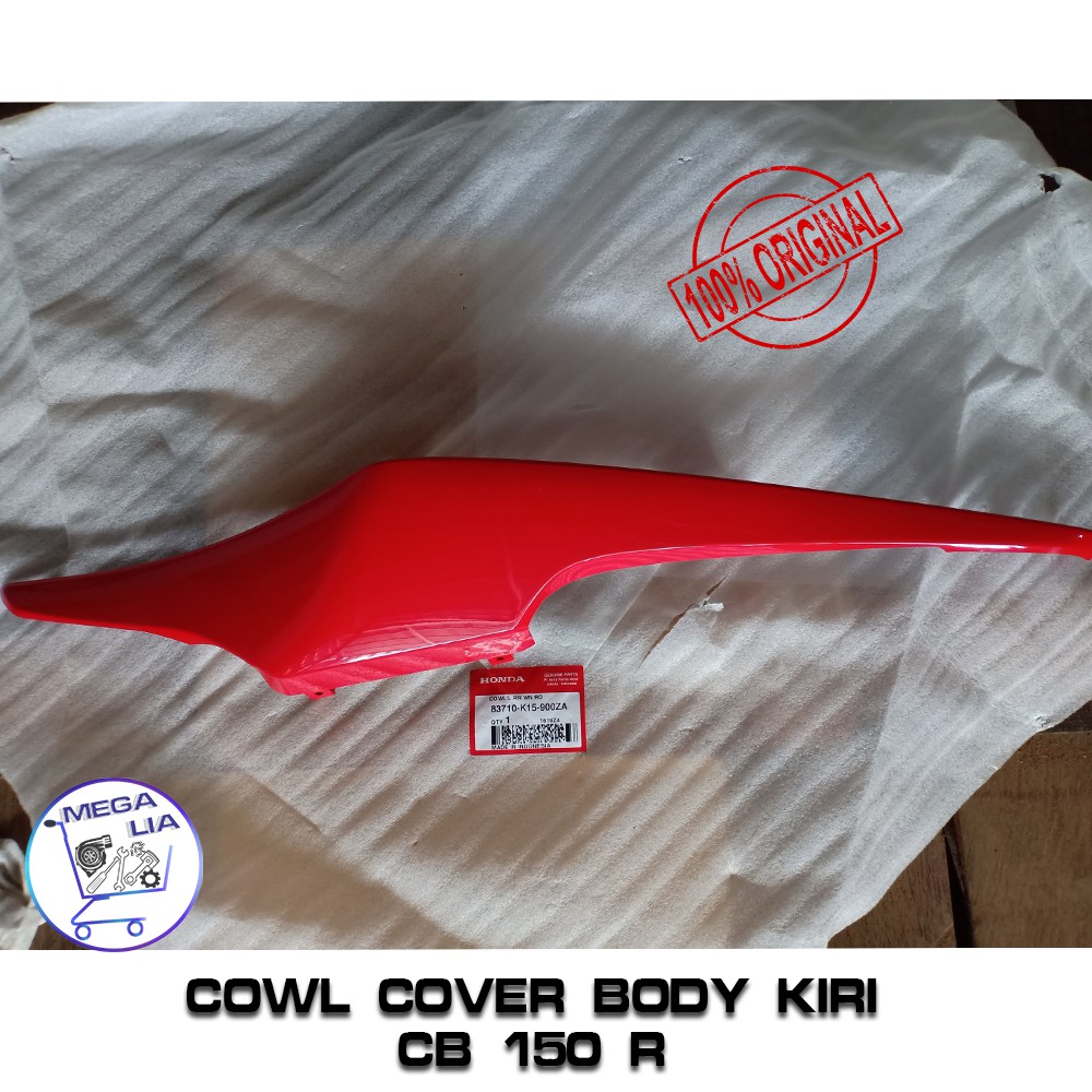 Cowl Cover Body Kiri CB 150 R Merah/ Body Fairing Samping Belakang Box Tebeng Leksil ORI HONDA 100%.