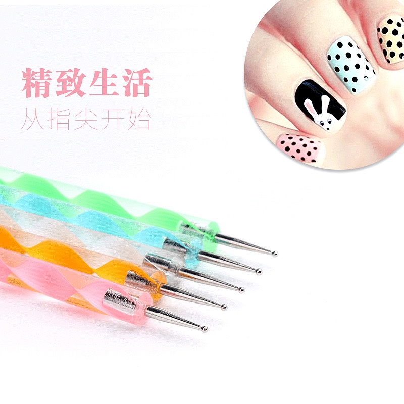 【 COD 】Dotting Pen (Isi 5pcs) / Dotting Tools / Dot Dotting / Pen Dotting WARNA