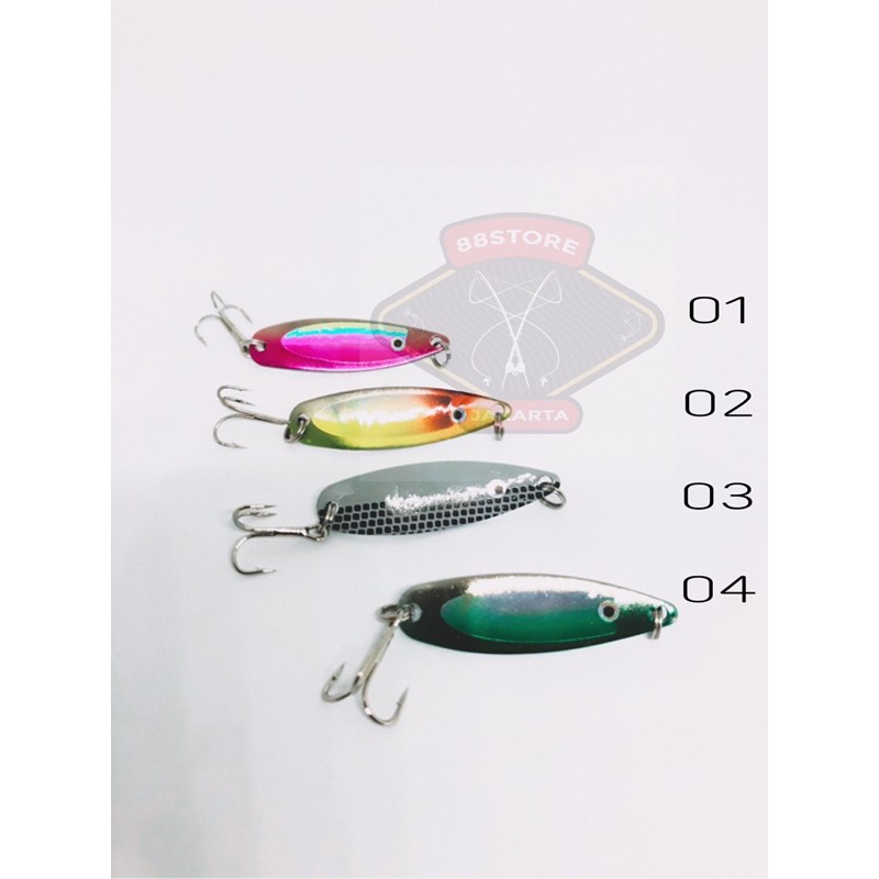 Metal jig umpan casting spoon 6.5gr