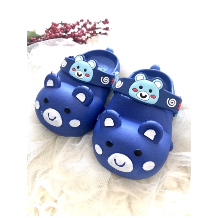 Sandal Bayi Perempuan Laki Laki Karet Panda Import Usia 1-2 Tahun Balance T11