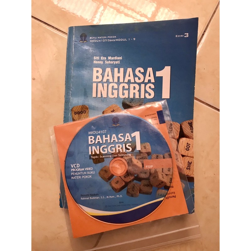 Modul BMP UT Bekas: MKDU4107 - Bahasa Inggris 1 + CD