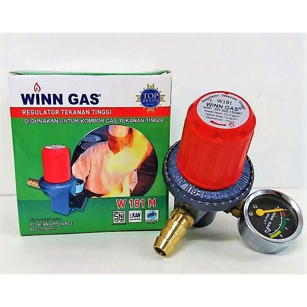 Regulator Winn gas 181M tekanan tinggi regulator nasi goreng kompor jos regulator winn jos winngas