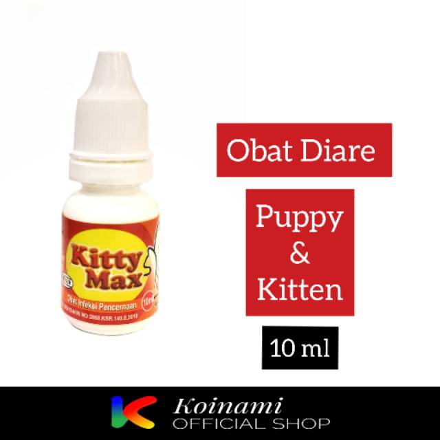 KITTY MAX OBAT DIARE KUCING ANJING / KITTEN PUPPY / obat MENCRET / PET DIARRHEA / BTM