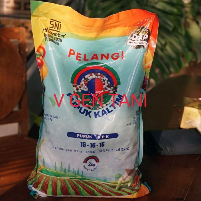Pupuk NPK 161616 2Kg Pelangi
