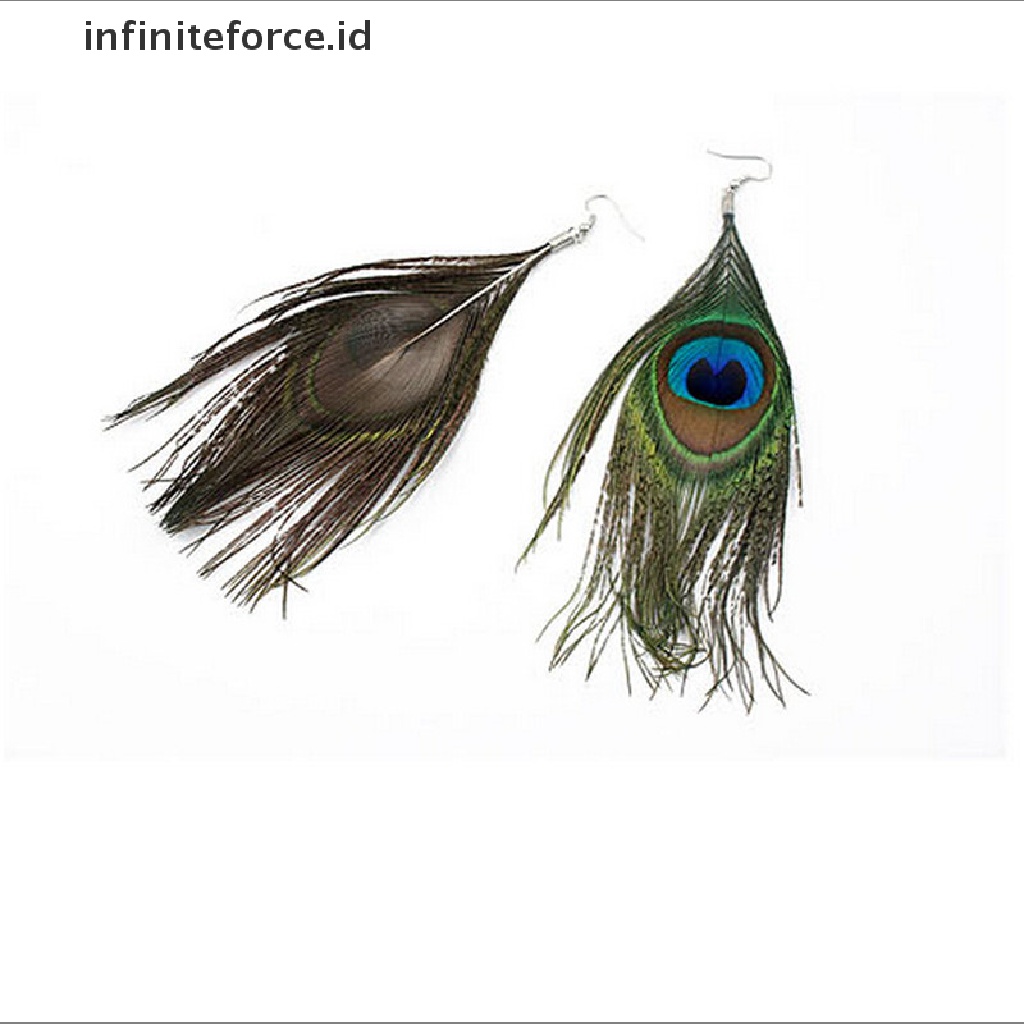 (Infiniteforce.Id) Kait Gantungan Bulu Merak Warna-Warni