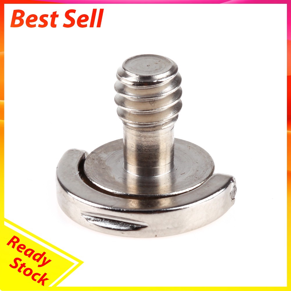 1/4 D Ring Converter Screw Mount Stainless Steel Pull Ring Adapter Screw Replacement For Camera