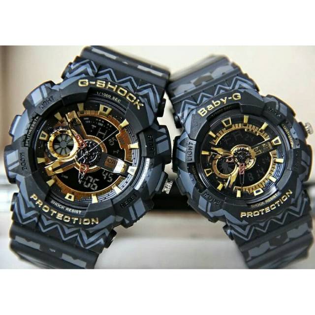 6 Warna New Jam Tangan Couple Casio G Shock Baby G Ga 110 Motif Batik Harga Sepasang Shopee Indonesia