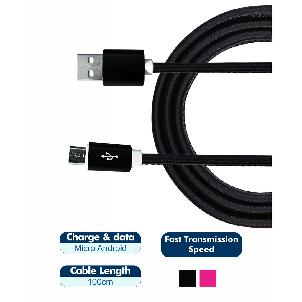 KABEL USB LEATHER MICRO